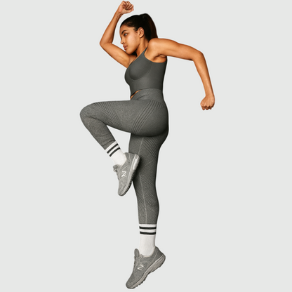 3D Legginsy - Kremowy