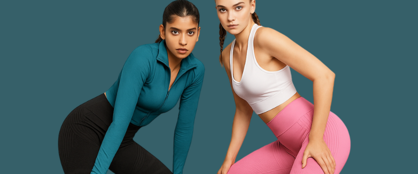 3D Legginsy - Różowy